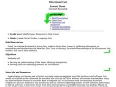 Internet Research Lesson Plan Internet Research Lesson Plan