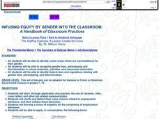 Infusing Equity by Gender into the classroom Lesson Plan Infusing Equity by Gender into the classroom Lesson Plan