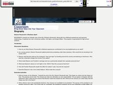 Eleanor Roosevelt: A Restless Spirit Lesson Plan Eleanor Roosevelt: A Restless Spirit Lesson Plan