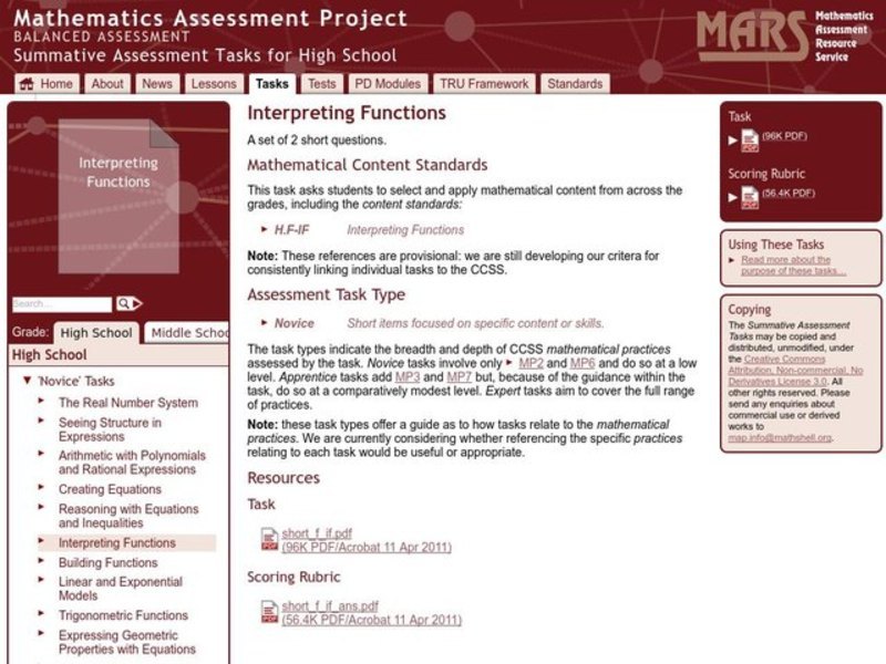 Interpreting Functions Worksheet Interpreting Functions Worksheet