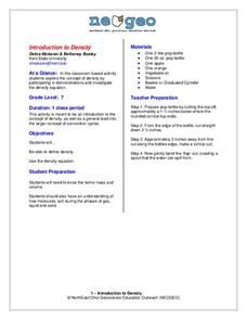 Introduction to Density Activity Introduction to Density Activity