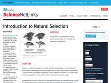 Introduction to Natural Selection Lesson Plan Introduction to Natural Selection Lesson Plan