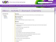 Stomach Chemistry Lesson Plan Stomach Chemistry Lesson Plan