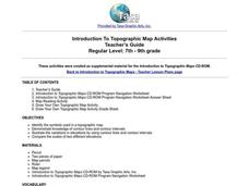 Introduction To Topographic Map Activities Lesson Plan Introduction To Topographic Map Activities Lesson Plan