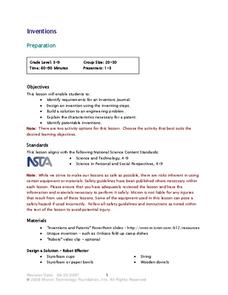 Inventions Lesson Plan Inventions Lesson Plan