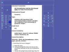 "Sir Cumference and the First Round Table" by Cindy Neuschwander Lesson Plan "Sir Cumference and the First Round Table" by Cindy Neuschwander Lesson Plan