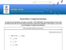 Irregular Past Participles Interactive Irregular Past Participles Interactive