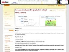 Introduce Vocabulary: Bringing the Rain to Kapiti  Lesson Plan Introduce Vocabulary: Bringing the Rain to Kapiti  Lesson Plan
