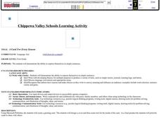 A Card For Every Season Lesson Plan A Card For Every Season Lesson Plan