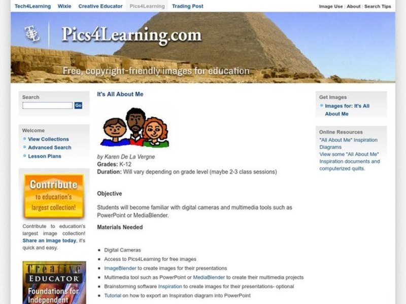It's All About Me Lesson Plan It's All About Me Lesson Plan