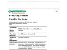 It's All in the Rocks Lesson Plan It's All in the Rocks Lesson Plan