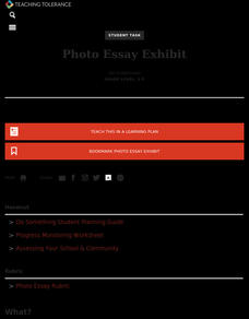 Photo Essay Exhibit Activity Photo Essay Exhibit Activity