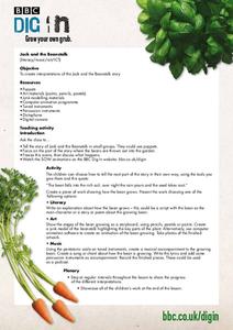 Jack and the Beanstalk Lesson Plan Jack and the Beanstalk Lesson Plan