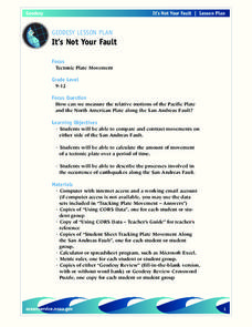 It's Not Your Fault Lesson Plan It's Not Your Fault Lesson Plan