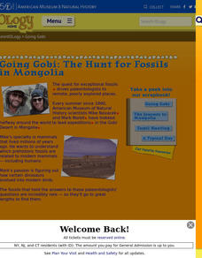 Going Gobi: The Hunt for Fossils in Mongolia Interactive Going Gobi: The Hunt for Fossils in Mongolia Interactive