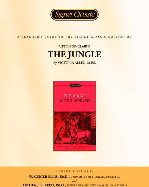 The Jungle Study Guide The Jungle Study Guide