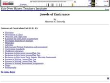 Jewels of Endurance Lesson Plan Jewels of Endurance Lesson Plan