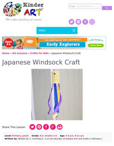 Japanese Abstract Wind Sock Lesson Plan Japanese Abstract Wind Sock Lesson Plan