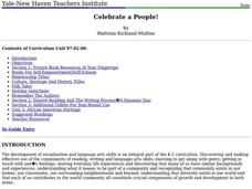Celebrate A People! Lesson Plan Celebrate A People! Lesson Plan