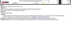 Jeopardy Game Lesson Plan Jeopardy Game Lesson Plan