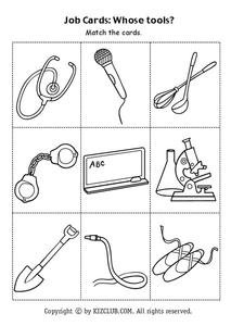 Job Cards: Whose Tools? Lesson Plan Job Cards: Whose Tools? Lesson Plan
