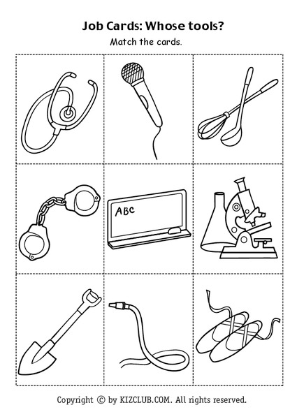 Job Cards: Whose Tools? Lesson Plan Job Cards: Whose Tools? Lesson Plan