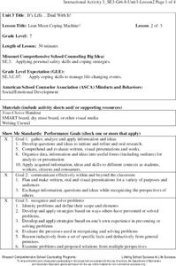 Lean Mean Coping Machine! Lesson Plan Lean Mean Coping Machine! Lesson Plan
