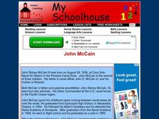 John McCain Worksheet John McCain Worksheet