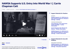 NAWSA Supports U.S. Entry into World War I | Carrie Chapman Catt Instructional Video NAWSA Supports U.S. Entry into World War I | Carrie Chapman Catt Instructional Video