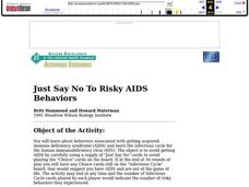 Just Say No To Risky Aids Behaviors Lesson Plan Just Say No To Risky Aids Behaviors Lesson Plan