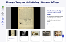 Library of Congress: Media Gallery | Women's Suffrage Graphic Library of Congress: Media Gallery | Women's Suffrage Graphic