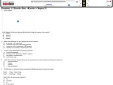 Kinetics Lesson Plan Kinetics Lesson Plan