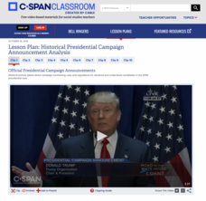 Historical Presidential Campaign Announcement Analysis Lesson Plan Historical Presidential Campaign Announcement Analysis Lesson Plan