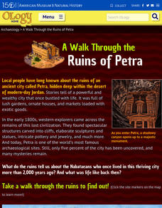 A Walk Through the Ruins of Petra Interactive A Walk Through the Ruins of Petra Interactive