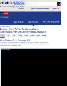 What Makes a Good Campaign Ad?- Advertisement Analysis Lesson Plan What Makes a Good Campaign Ad?- Advertisement Analysis Lesson Plan
