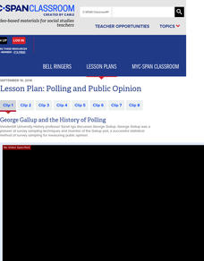 Polling and Public Opinion Lesson Plan Polling and Public Opinion Lesson Plan