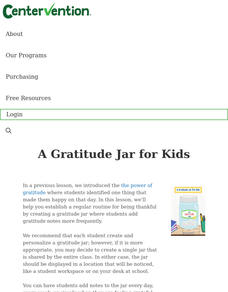 A Gratitude Jar for Kids Activity A Gratitude Jar for Kids Activity