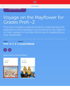 Voyage on the Mayflower Lesson Plan Voyage on the Mayflower Lesson Plan