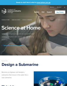 Design a Submarine Activity Design a Submarine Activity