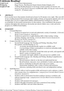 Celebrate Reading! Unit Plan Celebrate Reading! Unit Plan