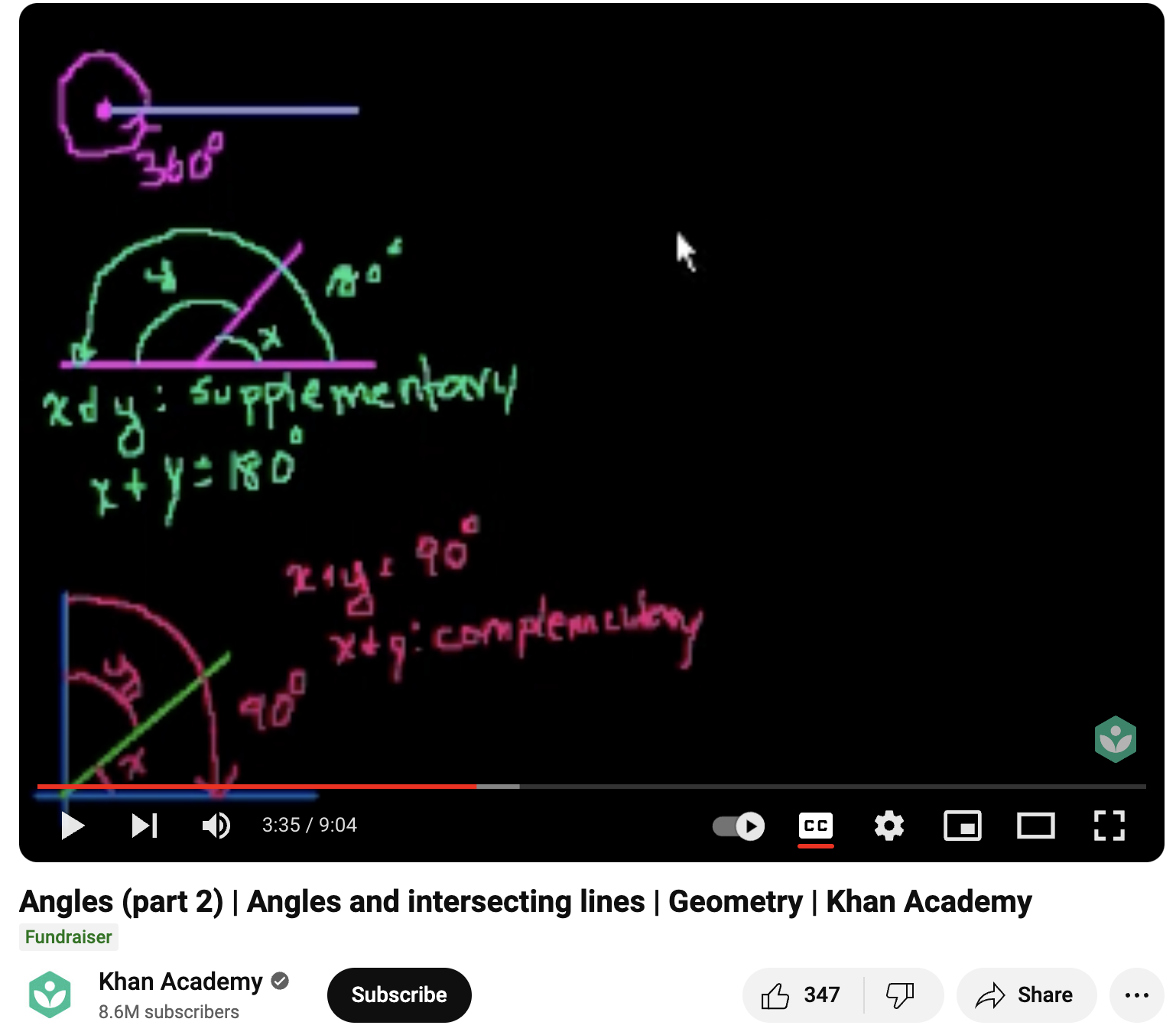 Angles (Part 2), Angles and Intersecting Lines Instructional Video Angles (Part 2), Angles and Intersecting Lines Instructional Video