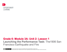 EngageNY Grade 6 ELA Module 3a, Unit 2: Comparing Varying Points of View of the Same Topic or Event EngageNY Grade 6 ELA Module 3a, Unit 2: Comparing Varying Points of View of the Same Topic or Event