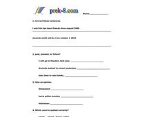 Language Practice #6: Grades 3-4 Worksheet Language Practice #6: Grades 3-4 Worksheet
