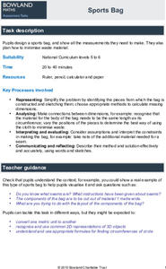 Sports Bag Assessment Sports Bag Assessment
