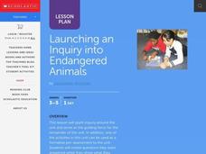 Launching an Inquiry into Endangered Animals Lesson Plan Launching an Inquiry into Endangered Animals Lesson Plan