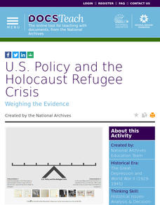 U.S. Policy and the Holocaust Refugee Crisis Interactive U.S. Policy and the Holocaust Refugee Crisis Interactive