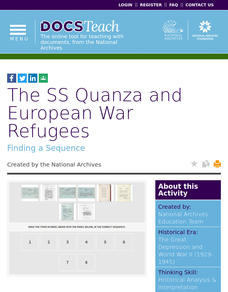 The SS Quanza and European War Refugees Interactive The SS Quanza and European War Refugees Interactive