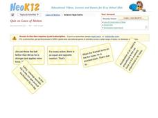 Laws of Motion Quiz Interactive Laws of Motion Quiz Interactive