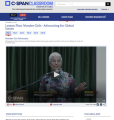 Wonder Girls - Advocating for Global Issues Lesson Plan Wonder Girls - Advocating for Global Issues Lesson Plan