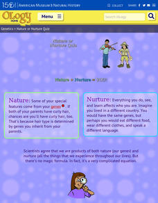 Nature or Nurture Quiz Assessment Nature or Nurture Quiz Assessment